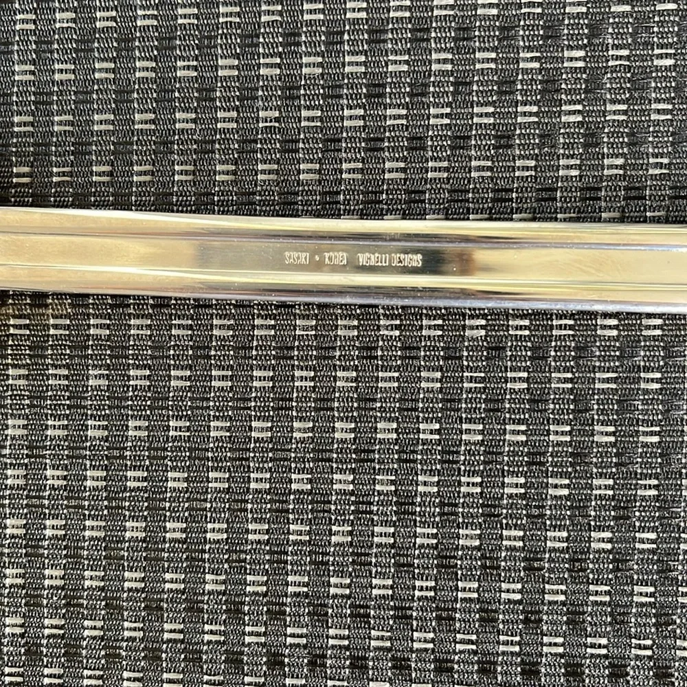 Sasaki Bordin Stainless Steel Soup spoon Massimo Vignelli Design